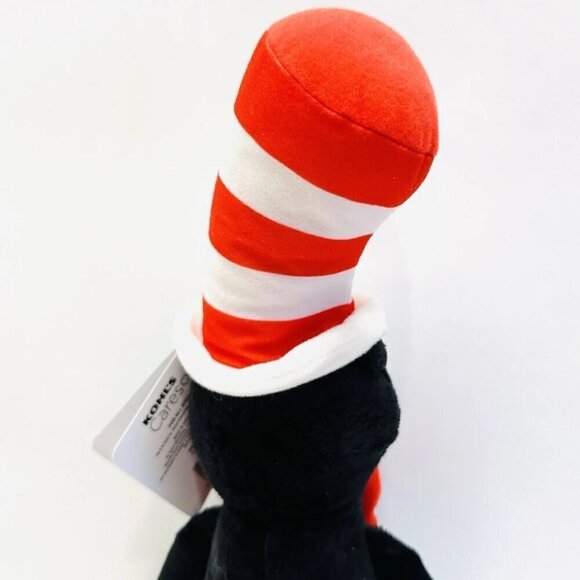 NWT Dr. Seuss Cat in the Hat 18" Tall Stuffed Plush Stuffed Animal Kohl's Care - Picture 5 of 6